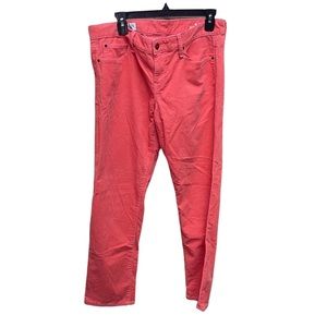 Gap pink size 31p real straight corduroy pants